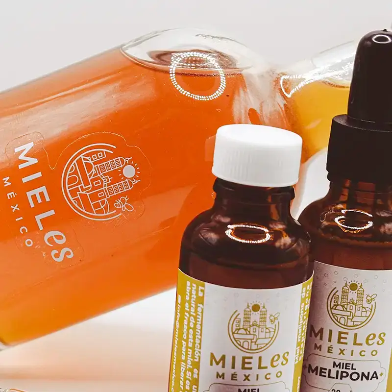 Miel melipona de abejas sin aguijón, para enfermedades de los ojos y la piel