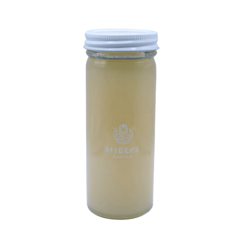 Miel de abeja, cruda, pura y natural de flor de mezquite 180 g