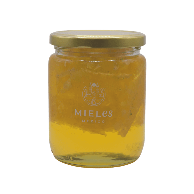 Miel de abeja con panal 600g