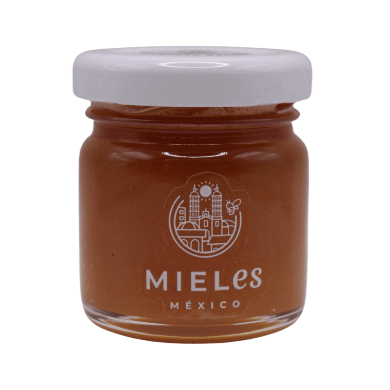 Miel de abeja, cruda, pura y natural de flor de cártamo 50 g