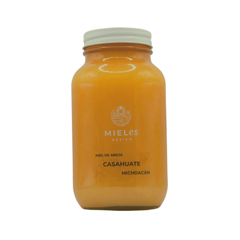 Miel de abeja, cruda, pura y natural de flor de casahuate 1400 g