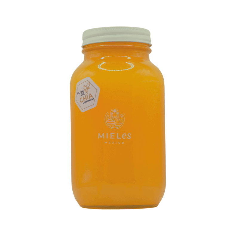 Miel de abeja, cruda, pura y natural de flor de chía1400 g