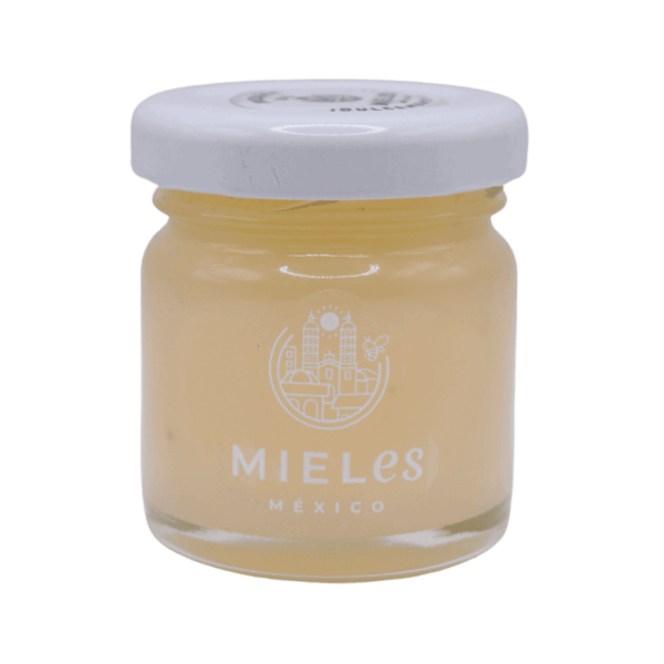 Miel de mezquite, miel de abeja cruda, pura y natural, 50 g