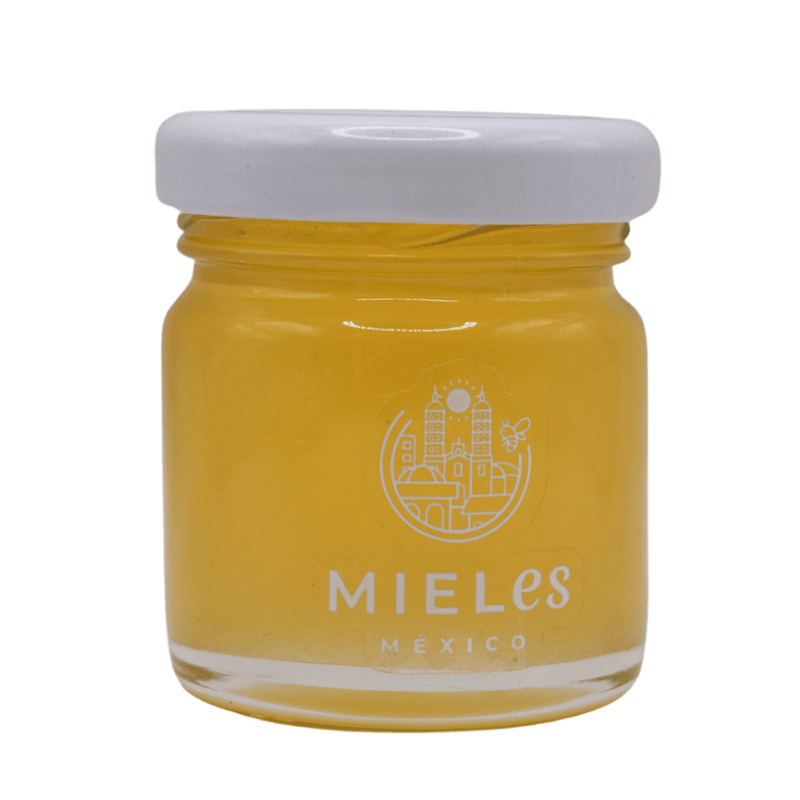 Miel de abeja, cruda, pura y natural de flor de tejocote 50 g