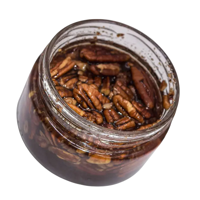 Nuez pecana con miel de abeja