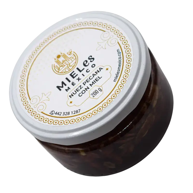 Nuez pecana con miel de abeja 100% pura