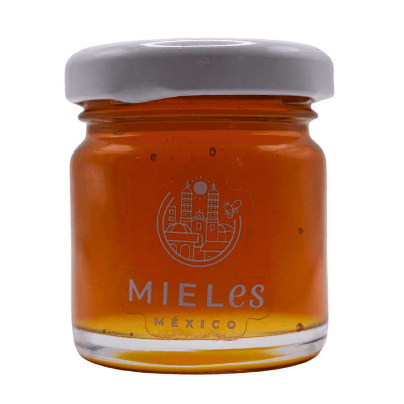 Miel de abeja, cruda, pura y natural de flor de palo de agua 50 g