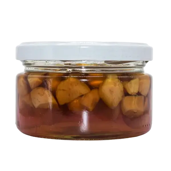 Ajos fermentados con miel de abeja 100% pura