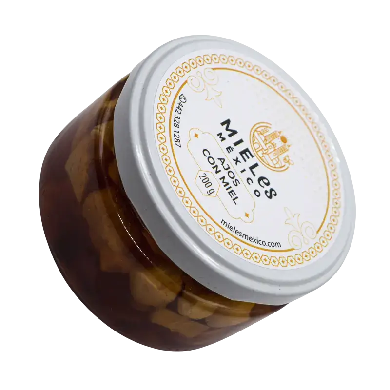 Ajos fermentados con miel de abeja, 200 g