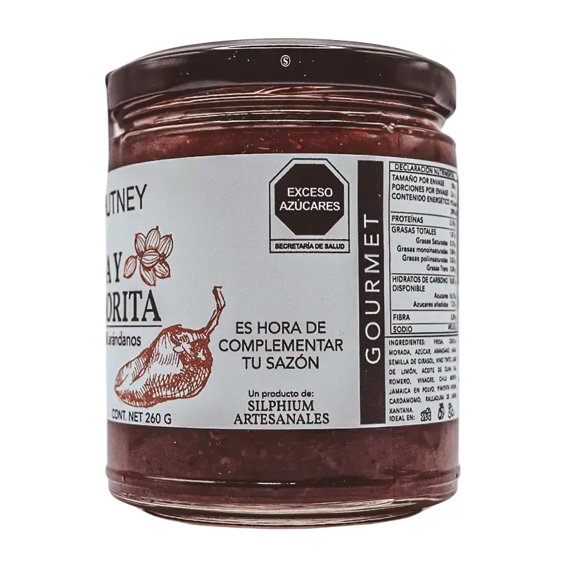 Chutney, Salsa de Fresa y Chile Morita