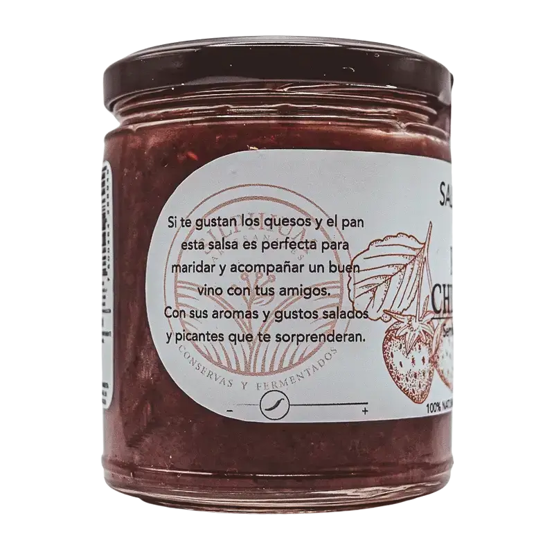 Chutney, Salsa de Fresa y Chile Morita