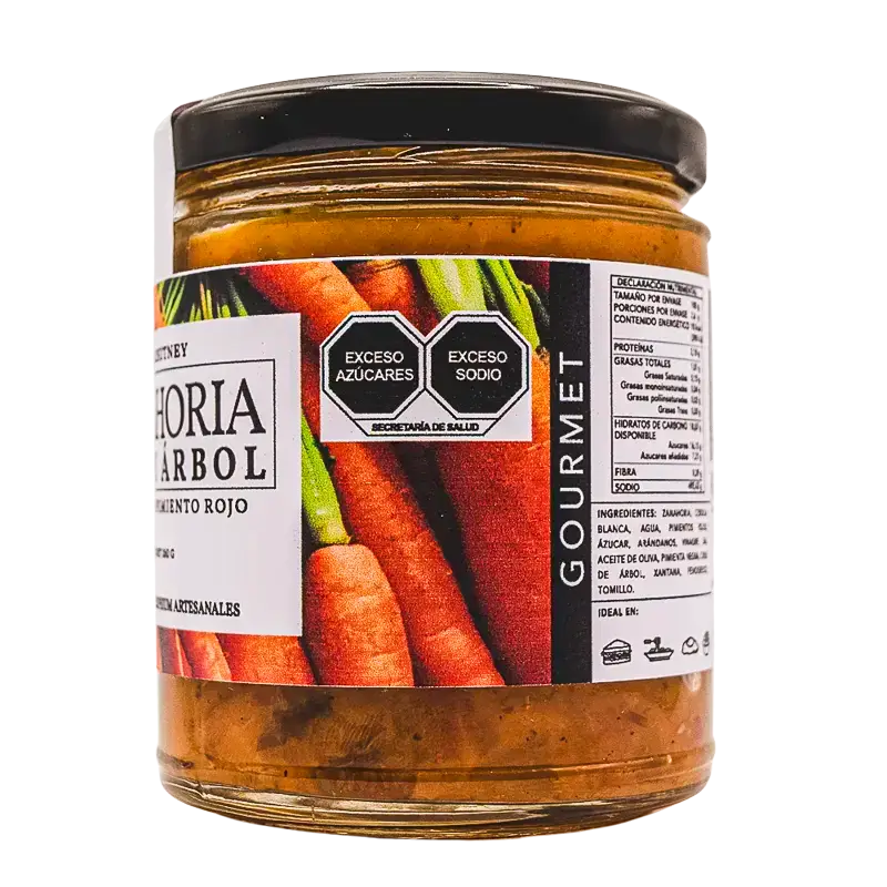 Chutney, Salsa de Zanahoria y Chile de Árbol