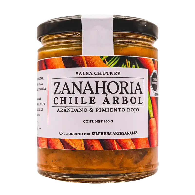 Chutney, Salsa de Zanahoria y Chile de Árbol
