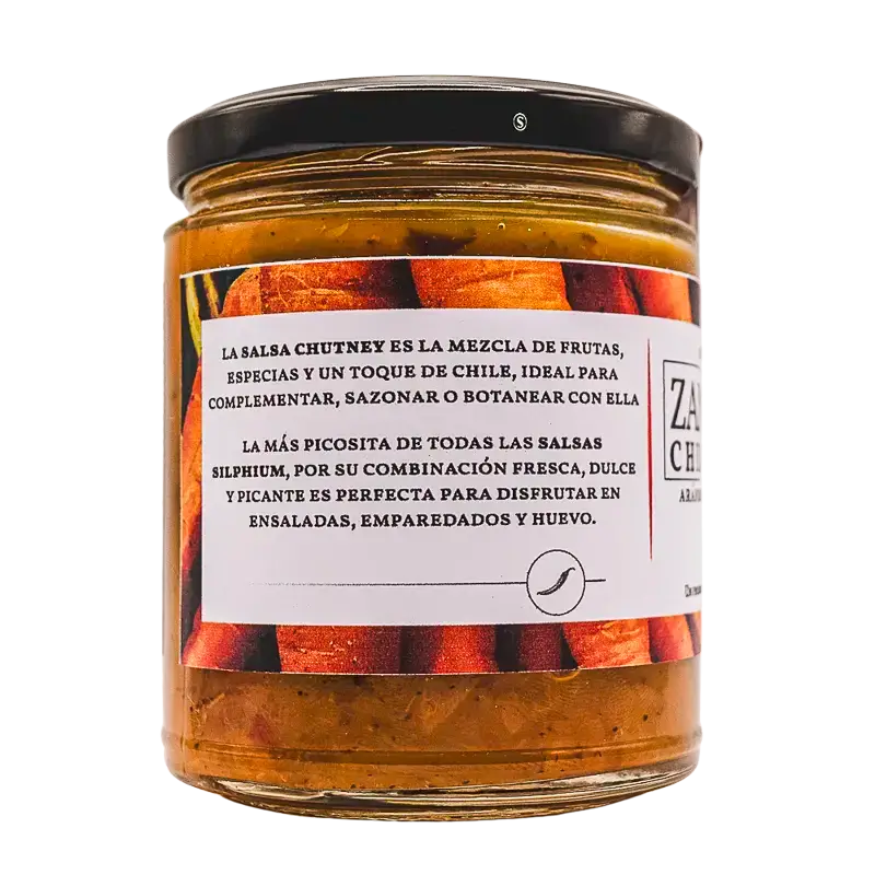 Chutney, Salsa de Zanahoria y Chile de Árbol